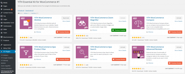 Les Plugs-ins WooCommerce
