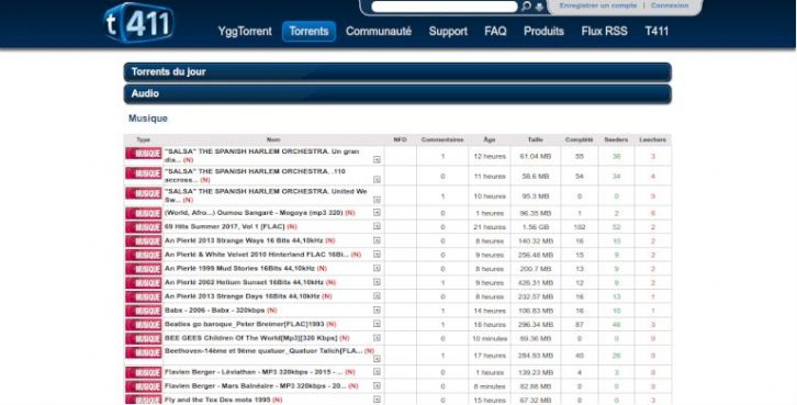 site de torrent T411