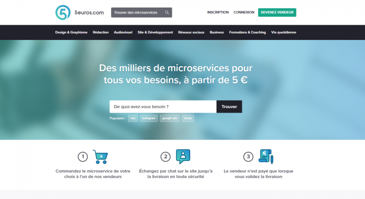 Fiverr ou 5euros