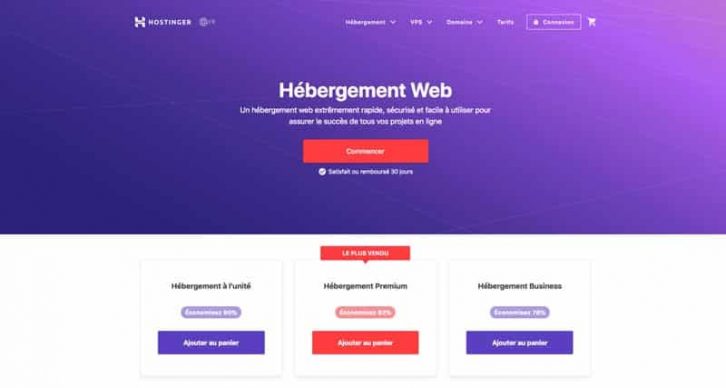 Hostinger : un hébergeur mutualisé au rapport qualité/prix imbattable